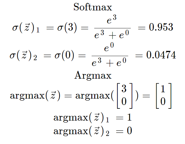 Softmax computation example image
